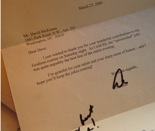 The thank you note from Al Gore that launched a campaign nanoscandal